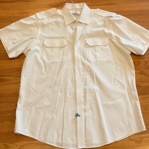 5lbs of Men's Stylish White Short Sleeve Shirt